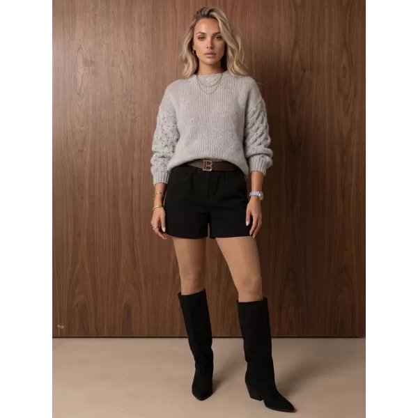  Pulover de dama DSTREET MY2591 GRI DESCHIS 
