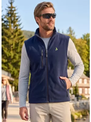 Vestă din lână pentru bărbați ALTISPORT ALM002525 ALBASTRU MARIN