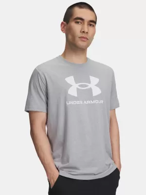 Tricou pentru bărbați UNDER ARMOUR UA SPORTSTYLE LOGO UPDATE SS 1382911-037 GRI