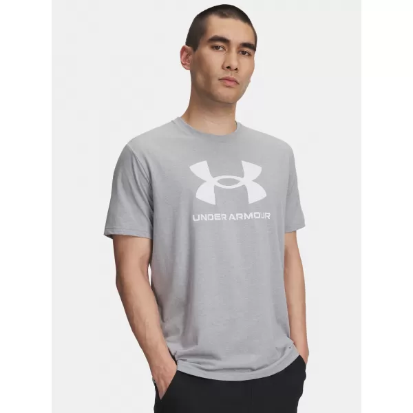  Tricou pentru bărbați UNDER ARMOUR UA SPORTSTYLE LOGO UPDATE SS 1382911-037 GRI 