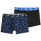 Boxeri pentru bărbați PUMA MEN ELEMENTS SCATTERED PRINT BOXERS 94780202 ALBASTRU/NEGRU