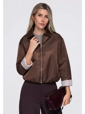 Geaca de dama OMBRE OW-JT-E0003 MARO