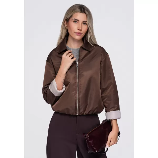  Geaca de dama OMBRE OW-JT-E0003 MARO 