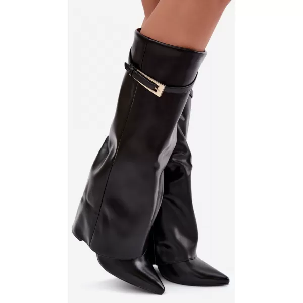  Cizme de dama BOTO 7692A NEGRU 