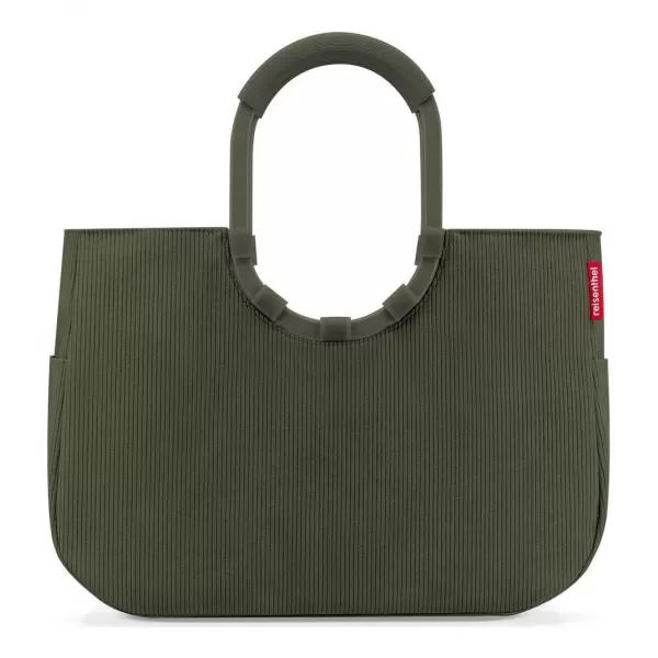  Geanta de cumparaturi REISENTHEL Loopshopper L Cord CORDON MATCHA ÎNCHIS 