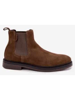 Pantofi pentru bărbați BIG STAR SHOES UU174277 UMBRE MARO/BEJ
