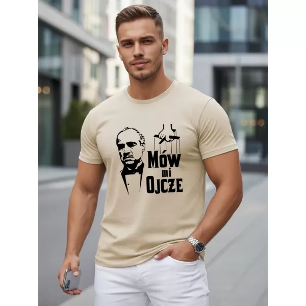  Tricou pentru bărbați DSTREET NX5145R-BT BEJ 