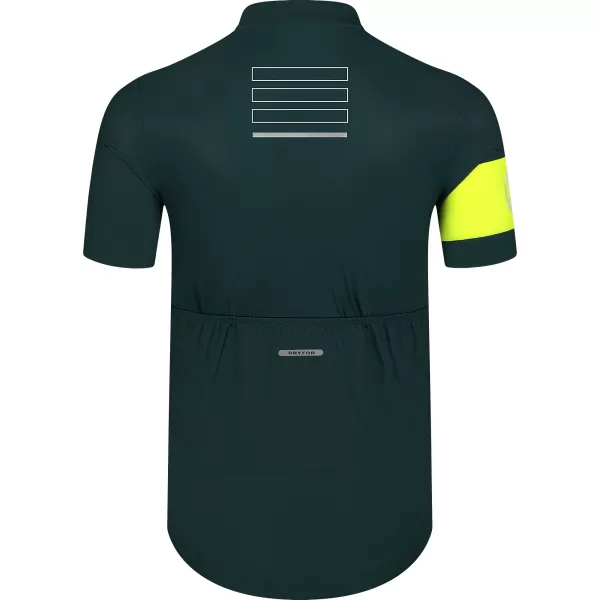  Tricou de ciclism pentru bărbați NORDBLANC CAMEL NBSMF8079 VERDE ÎNCHIS 
