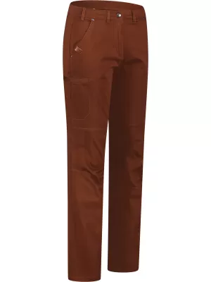 Pantaloni de dama din bumbac NORDBLANC VILLAGE NBSPL8367 MARO