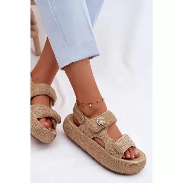  Sandale de dama GOE TT2N4101 BEJ 