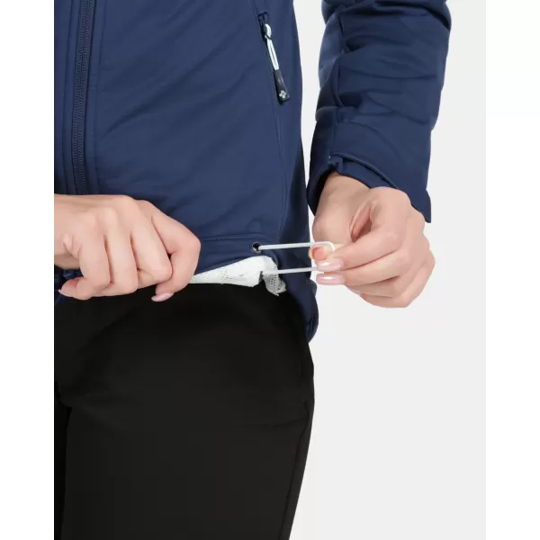  Jachetă softshell pentru femei KILPI ONTAVIA-W 1L0113KI ALBASTRU ÎNCHIS 