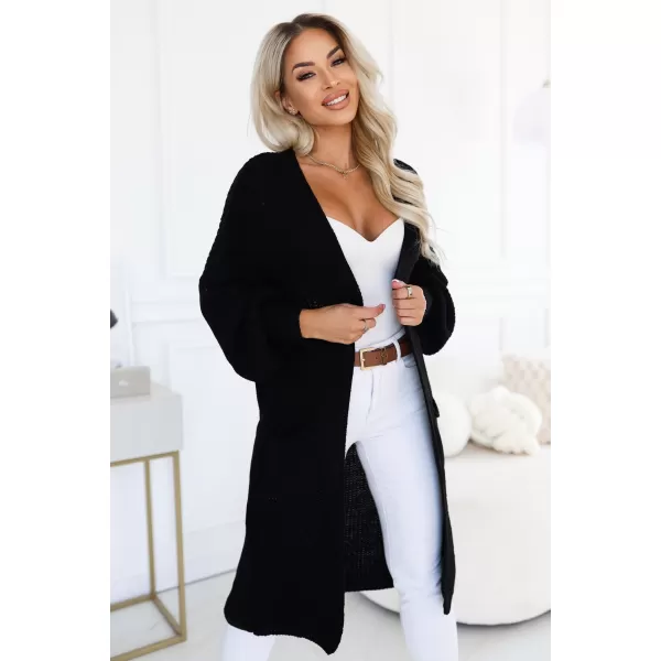  Cardigan de damă NUMOCO 627-4 NEGRU 