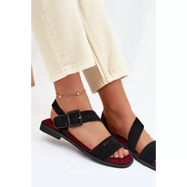  Sandale de dama BIG STAR SHOES TT274490 NEGRU 