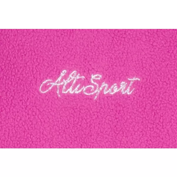  Hanorac de damă din fleece ALTISPORT ILKI FUCSIE 