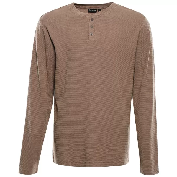  Tricou pentru bărbați ALPINE PRO THERMAL NUANȚĂ SEPIA 