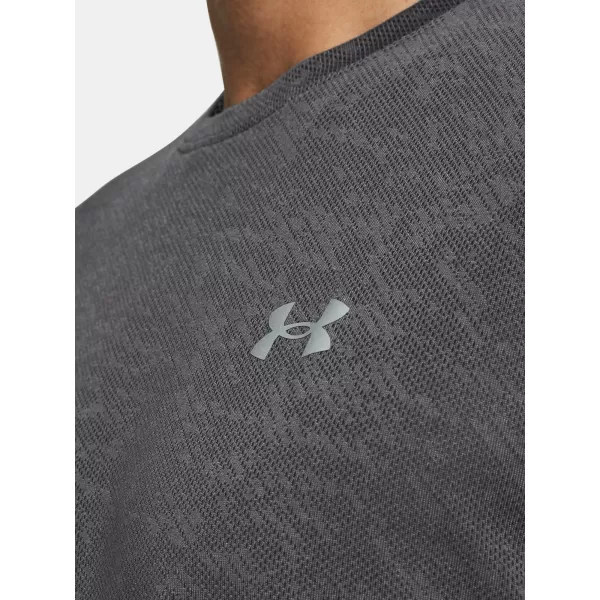  Tricou pentru bărbați UNDER ARMOUR LAUNCH CAMO SHORTSLEEVE 1386681-025 GRI 