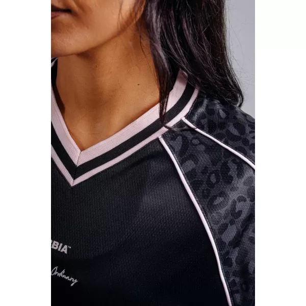  Tricou supradimensionat 97 NEBBIA PRIMAL 862 LEOPARD NEGRU 