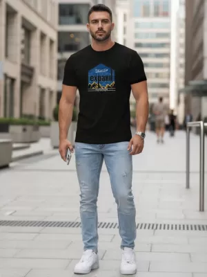 Tricou pentru bărbați DSTREET NX5004R-BK NEGRU
