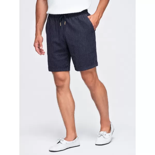  Pantaloni scurți pentru bărbați OMBRE OM-SRCS-0208 ALBASTRU MARIN 