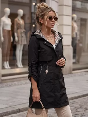 Geaca de dama DSTREET TY5833 NEGRU