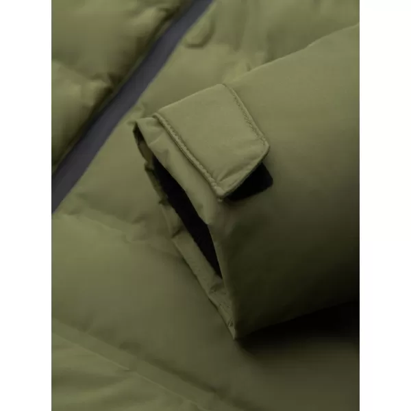  Geaca de iarna matlasata pentru barbati OMBRE OM-JAHP-0305 MĂSLINE 