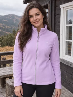 Hanorac de damă din fleece ALTISPORT ILKI VIOLET