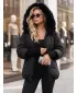 Geaca de dama DSTREET TY5995 NEGRU