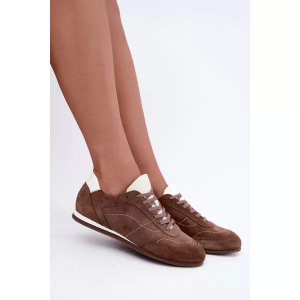  Adidași de damă ZAZOO N1414/772/1098 MARO/BEJ 