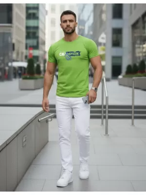 Tricou pentru bărbați DSTREET NX5017R VERDE DESCHIS