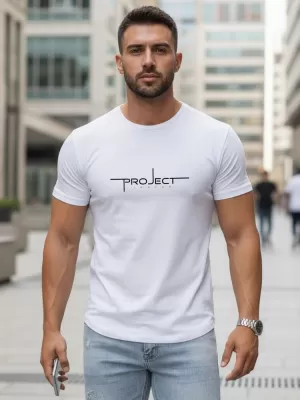 Tricou pentru bărbați DSTREET NX5127R-WH ALB