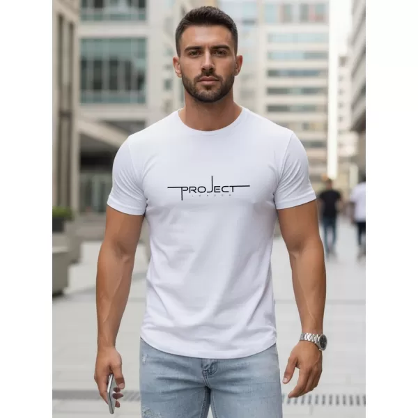  Tricou pentru bărbați DSTREET NX5127R-WH ALB 
