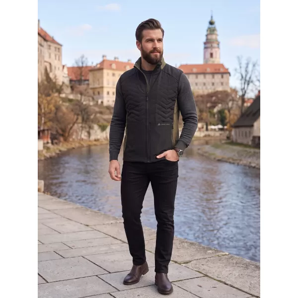  Vestă ușoară pentru bărbați ALPINE PRO BERF 3 NEGRU 