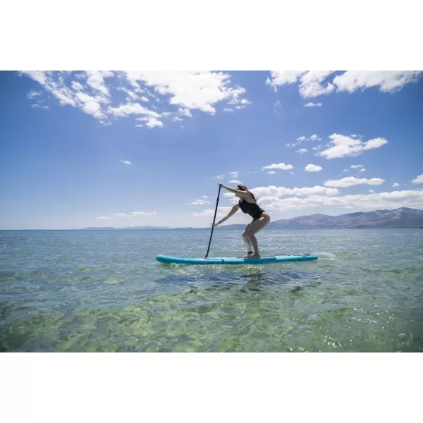  Placă cu vâsle AQUA MARINA Breeze 910 COPAC DE ARGINT 