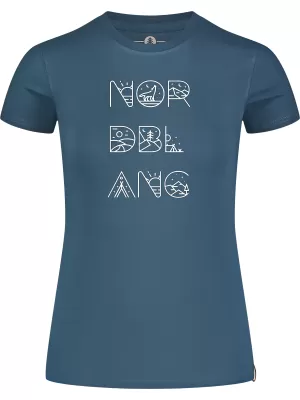 Tricou de damă NORDBLANC RESCUE NBSLT8178 ALBASTRU