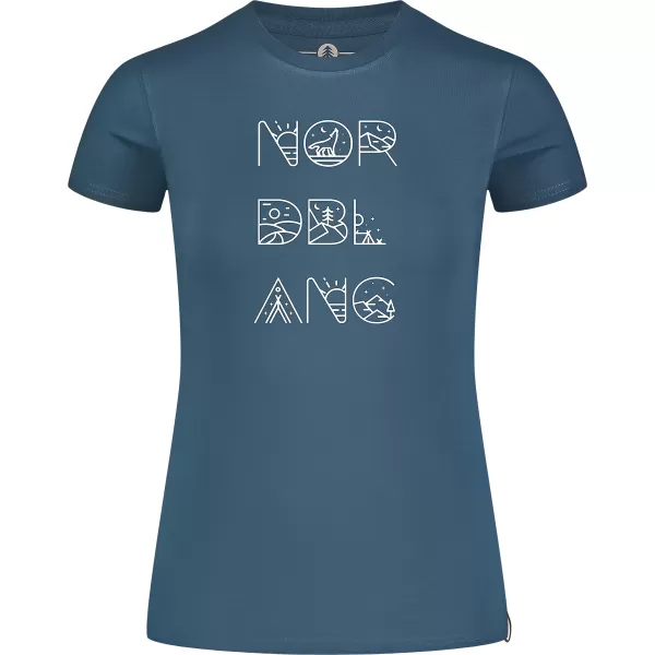  Tricou de damă NORDBLANC RESCUE NBSLT8178 ALBASTRU 