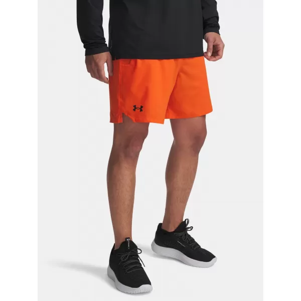  Pantaloni scurți pentru bărbați UNDER ARMOUR VANISH WOVEN 6IN SHORTS 1373718-844 PORTOCALE 