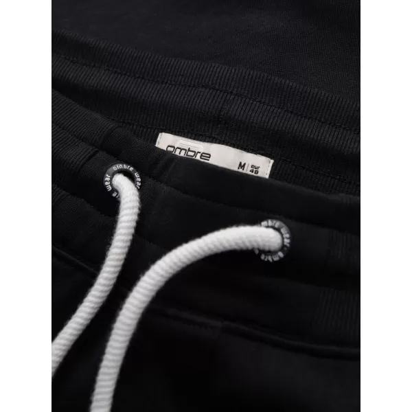  Pantaloni de trening pentru bărbați OMBRE OM-PABS-0305 NEGRU 