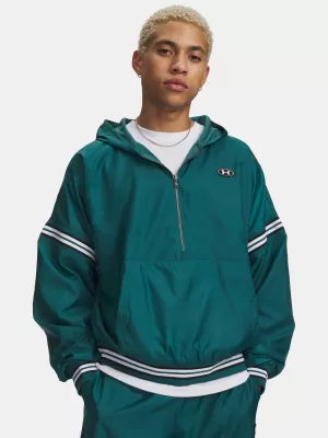 Jachetă pentru bărbați UNDER ARMOUR UA ICON SW WOVEN JKT 6010974-338 VERDE