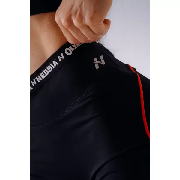  Pantaloni scurți de damă NEBBIA OLYMPIA HIGH-WAIST 937 NEGRU 