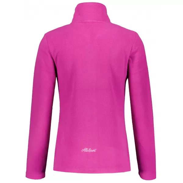  Hanorac de damă din fleece ALTISPORT ILKI FUCSIE 
