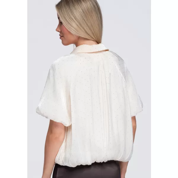  Cămașă de damă OMBRE OW-SH-E0068 BEJ 