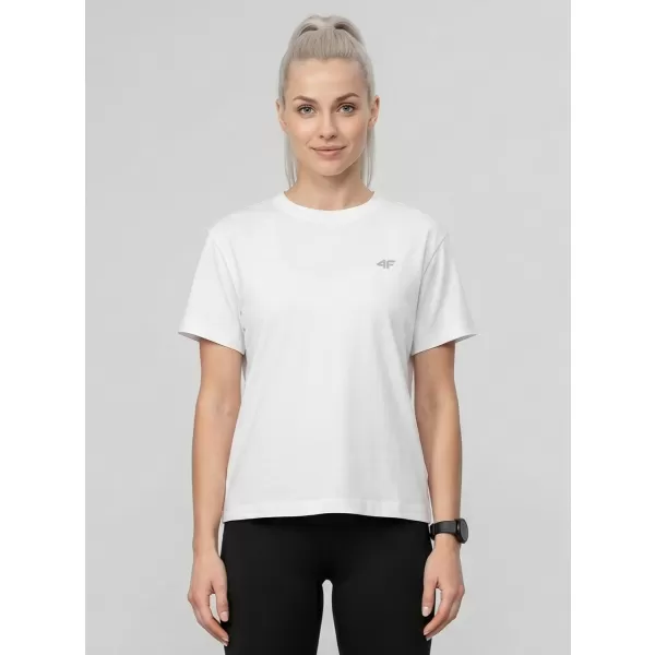  Tricou pentru femei 4F WMM00TTSHF3310 ALB 