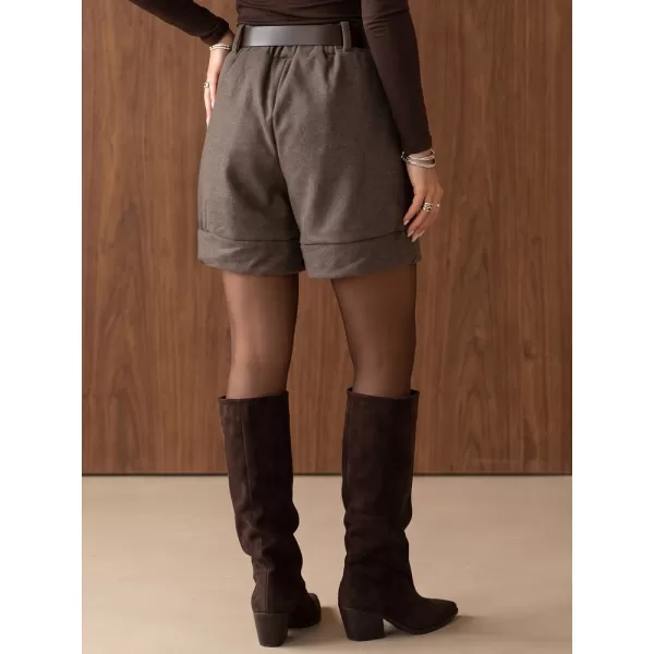  Pantaloni scurți de damă DSTREET SY0624 FANGO 