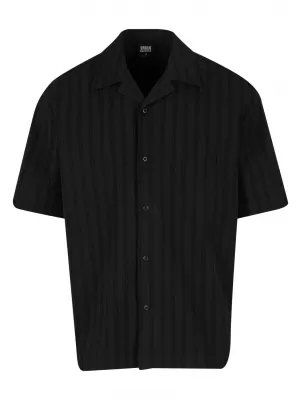 Cămașă pentru bărbați URBAN CLASSICS TB8217-00007 NEGRU