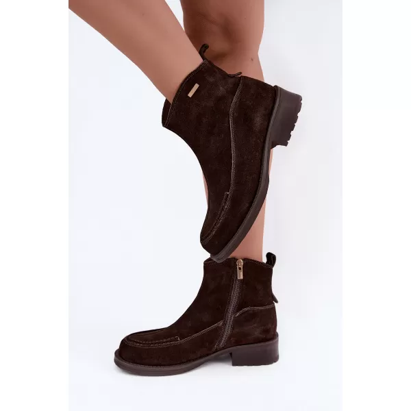  Botine de dama BIG STAR SHOES UU274602 UMBRE MARO/BEJ 