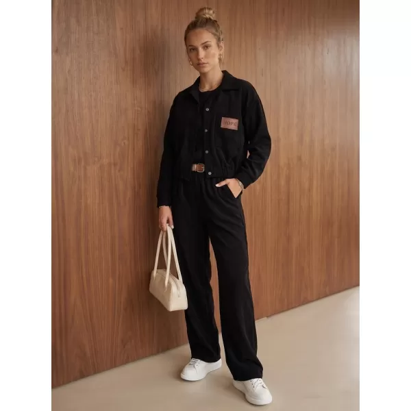  Set pentru femei DSTREET AY1218 NEGRU 