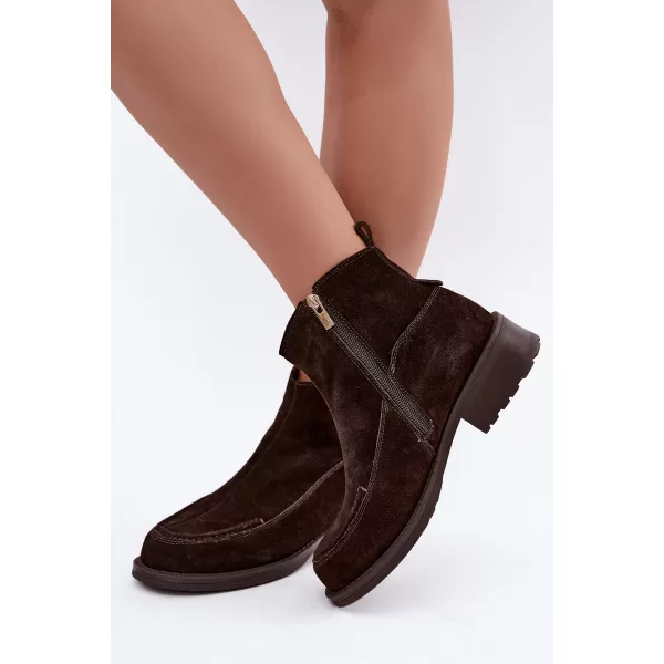  Botine de dama BIG STAR SHOES UU274602 UMBRE MARO/BEJ 