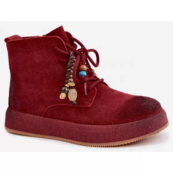  Botine de dama ARTIKER 59C1131 NUANȚE DE ROȘU 