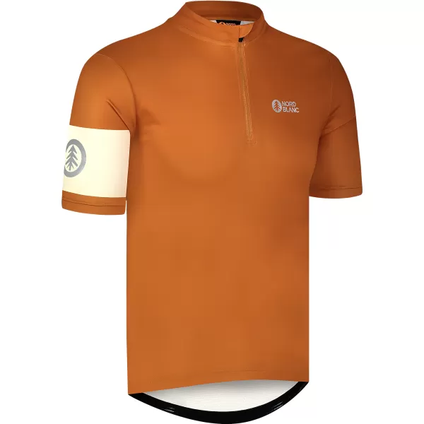  Tricou de ciclism pentru bărbați NORDBLANC CAMEL NBSMF8079 MARO 