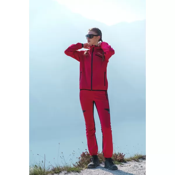  Pantaloni multisport impermeabili pentru femei NORDBLANC ELISA NBSPL8326 ROZ 